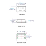 RAKON晶振,CFPT9300晶振,5032溫補(bǔ)晶振