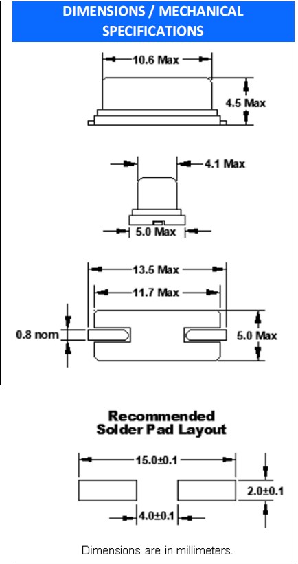 FC4SDCBMF10.0-T1,FOX高品質(zhì)晶振,10MHz,藍(lán)牙模塊晶振